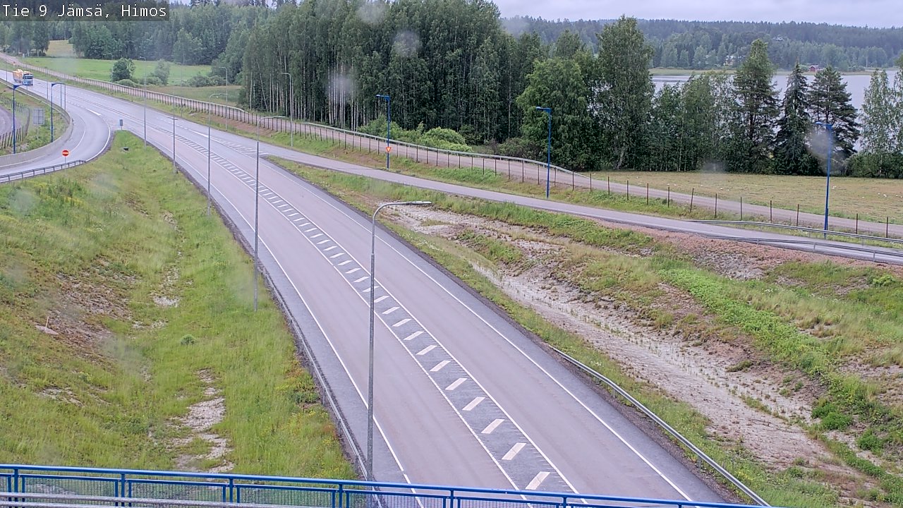 Weather Camera Image Väg 9 Jämsä, Himos, Jämsä, Keski-Suomi