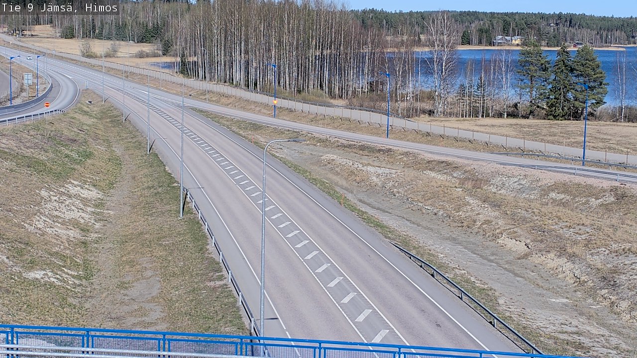 Weather Camera Image Väg 9 Jämsä, Himos, Jämsä, Keski-Suomi