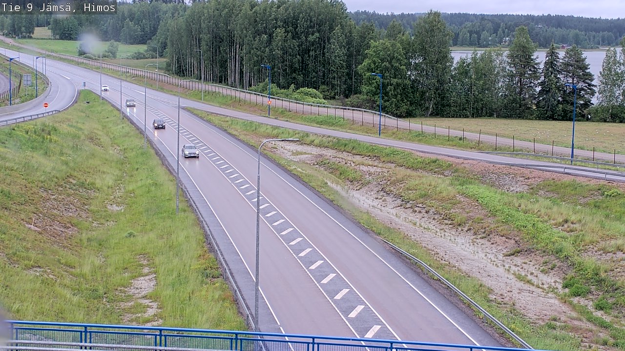 Weather Camera Image Väg 9 Jämsä, Himos, Jämsä, Keski-Suomi