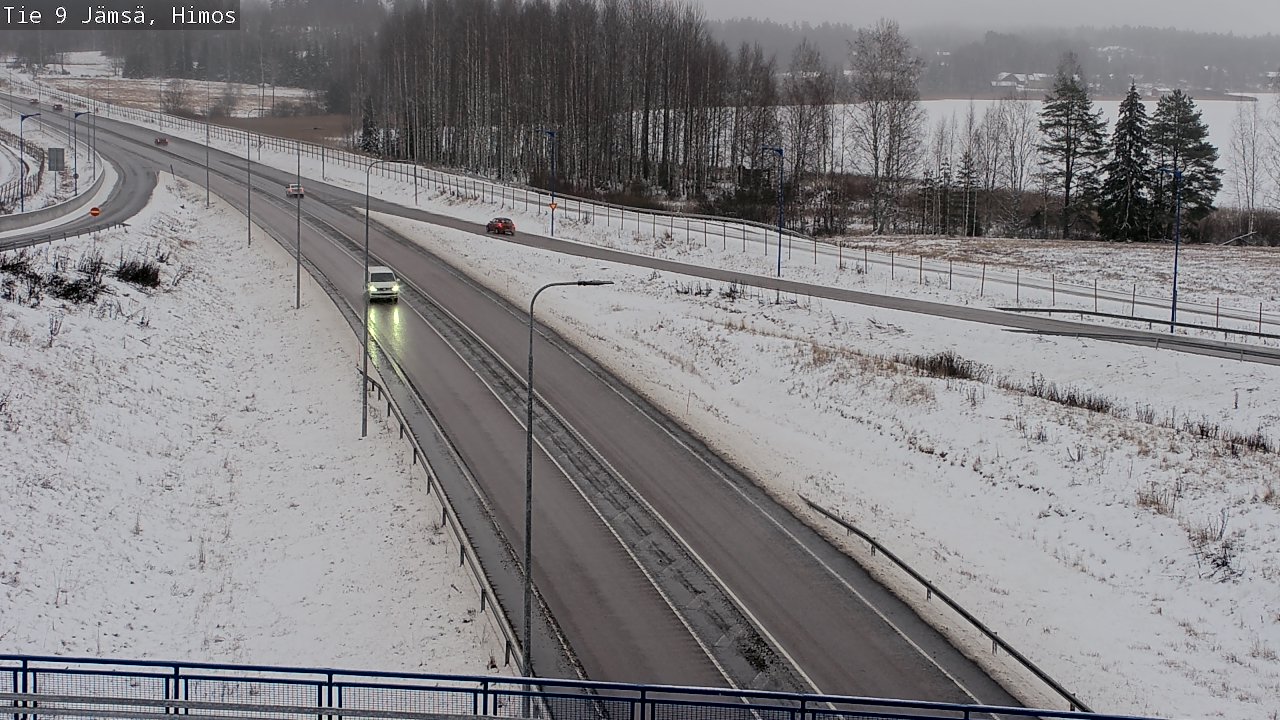 Weather Camera Image Väg 9 Jämsä, Himos, Jämsä, Keski-Suomi