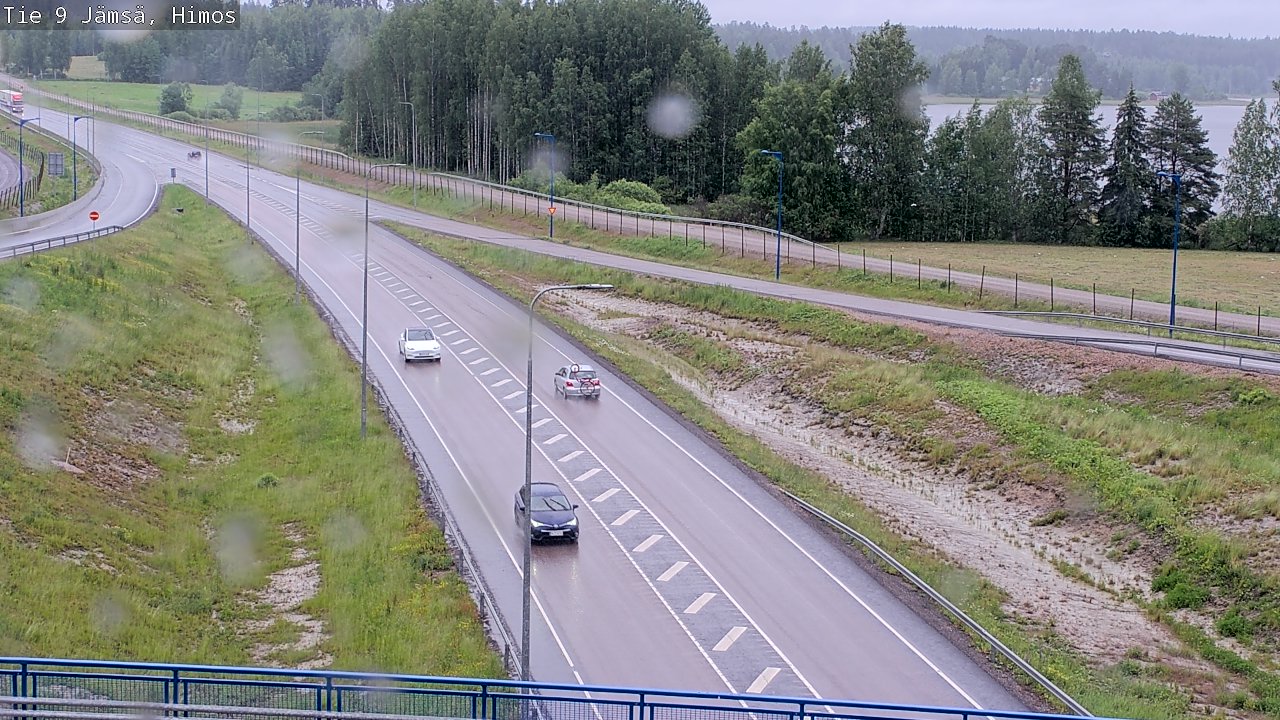 Weather Camera Image Väg 9 Jämsä, Himos, Jämsä, Keski-Suomi