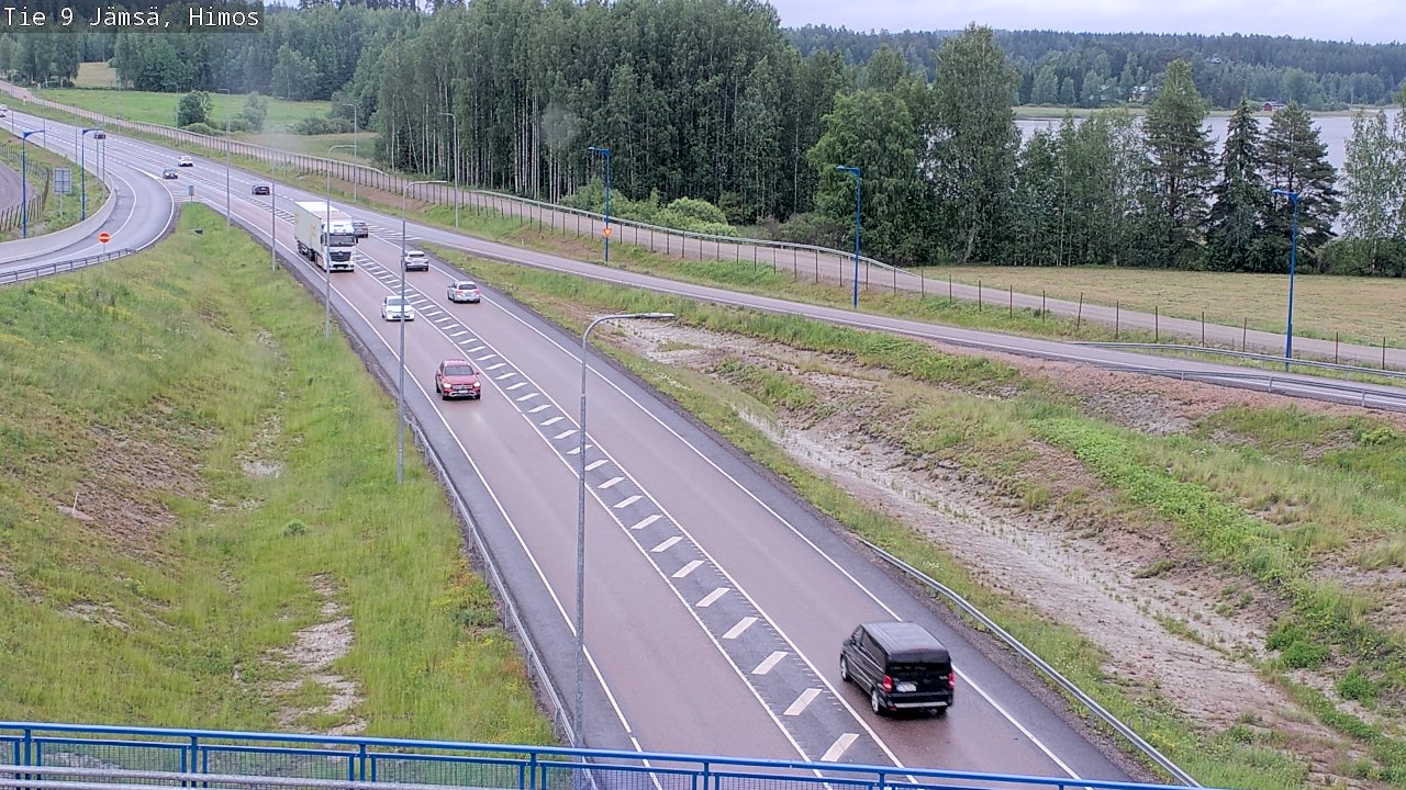 Weather Camera Image Väg 9 Jämsä, Himos, Jämsä, Keski-Suomi