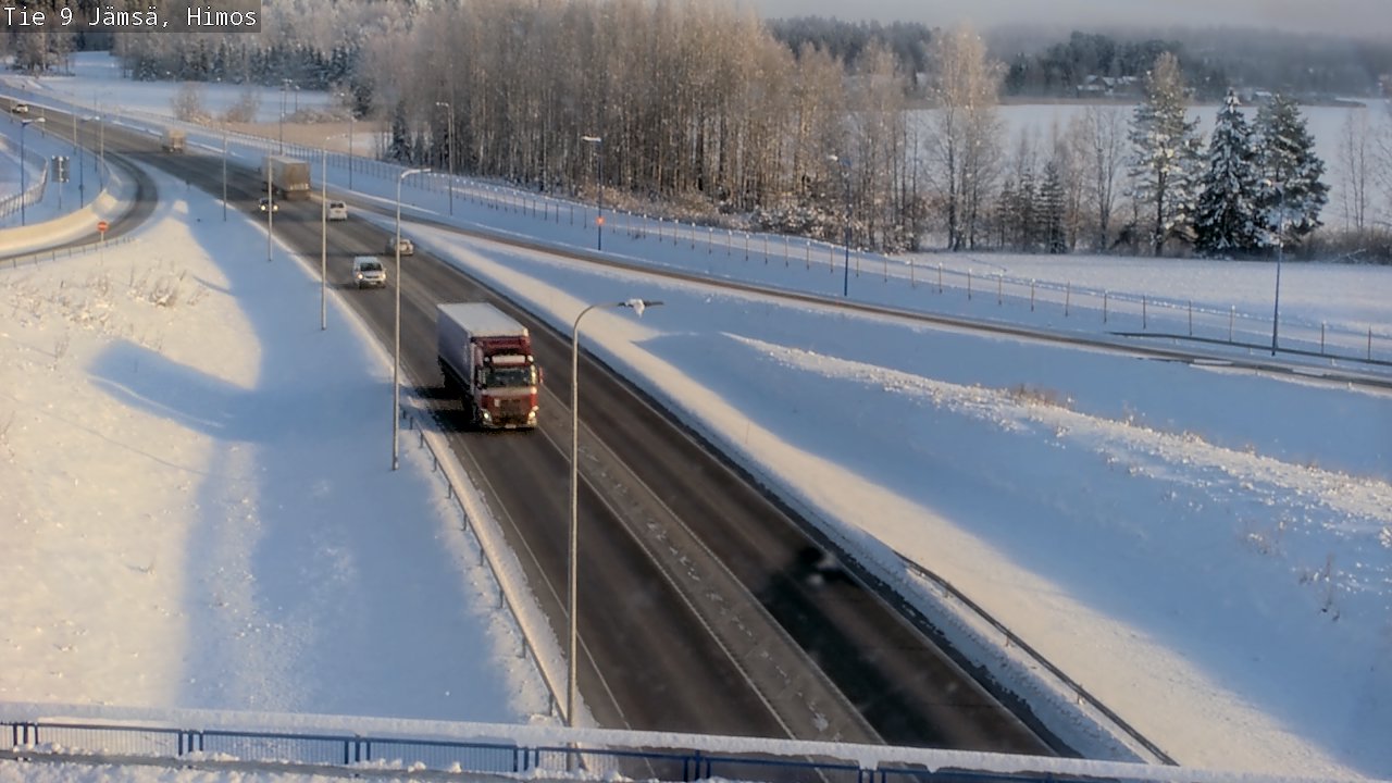 Weather Camera Image Väg 9 Jämsä, Himos, Jämsä, Keski-Suomi