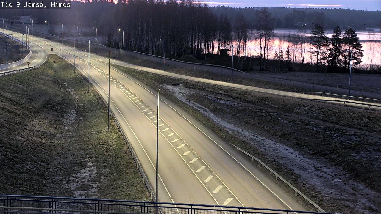 Weather Camera Image Väg 9 Jämsä, Himos, Jämsä, Keski-Suomi