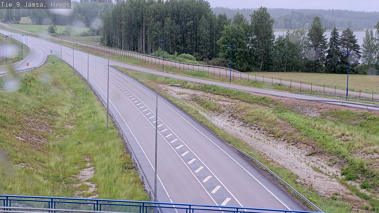 Weather Camera Image Väg 9 Jämsä, Himos, Jämsä, Keski-Suomi