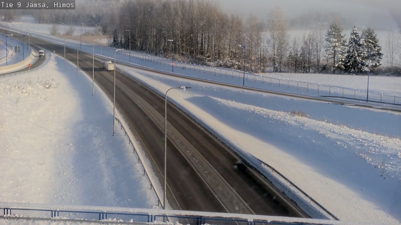 Weather Camera Image Väg 9 Jämsä, Himos, Jämsä, Keski-Suomi
