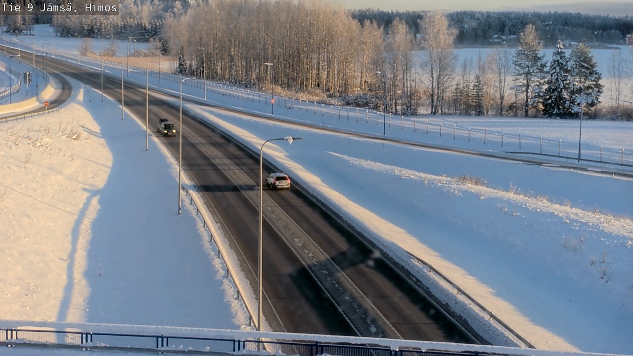 Weather Camera Image Väg 9 Jämsä, Himos, Jämsä, Keski-Suomi