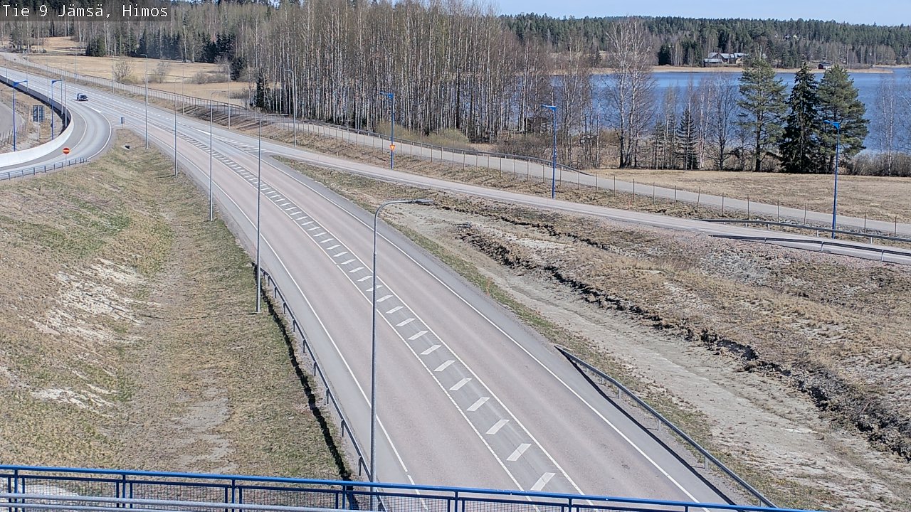 Weather Camera Image Väg 9 Jämsä, Himos, Jämsä, Keski-Suomi