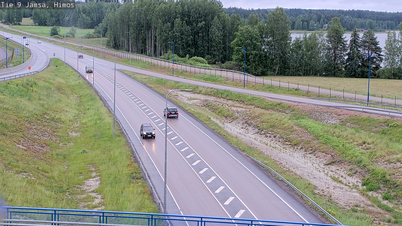 Weather Camera Image Väg 9 Jämsä, Himos, Jämsä, Keski-Suomi
