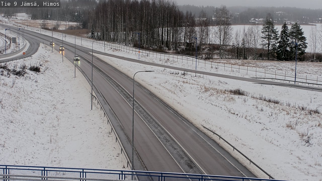 Weather Camera Image Väg 9 Jämsä, Himos, Jämsä, Keski-Suomi