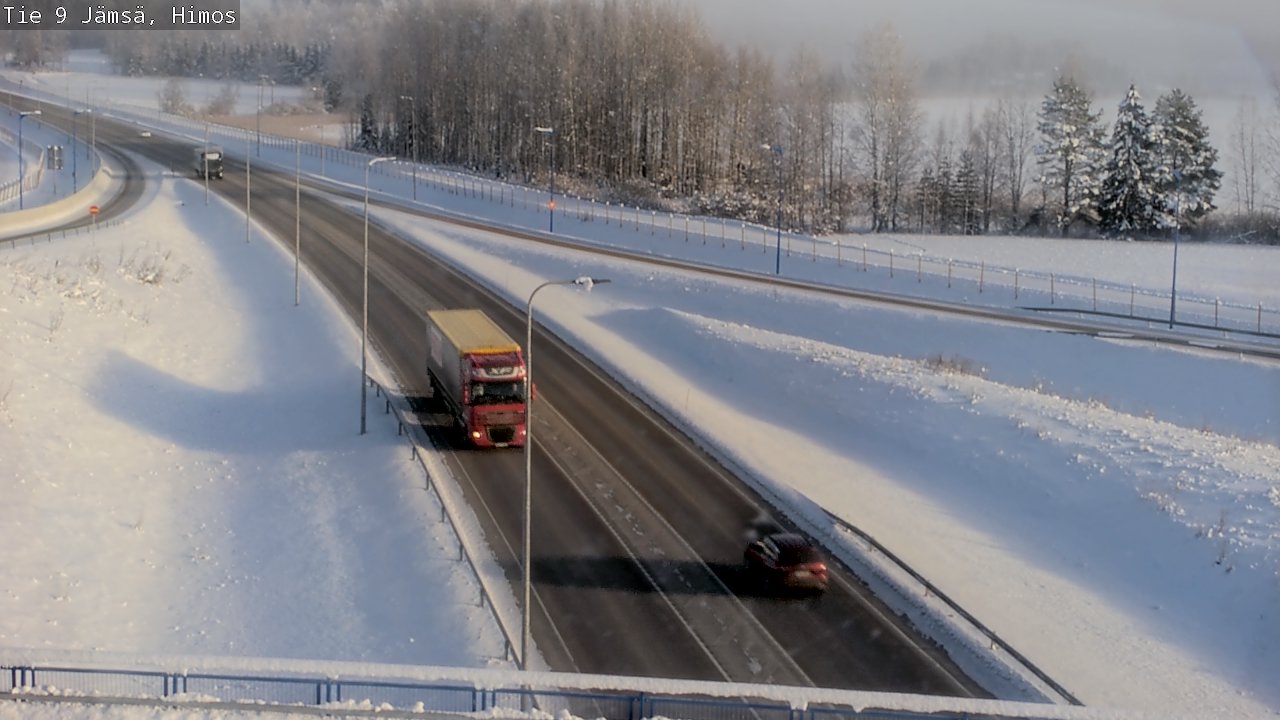 Weather Camera Image Väg 9 Jämsä, Himos, Jämsä, Keski-Suomi
