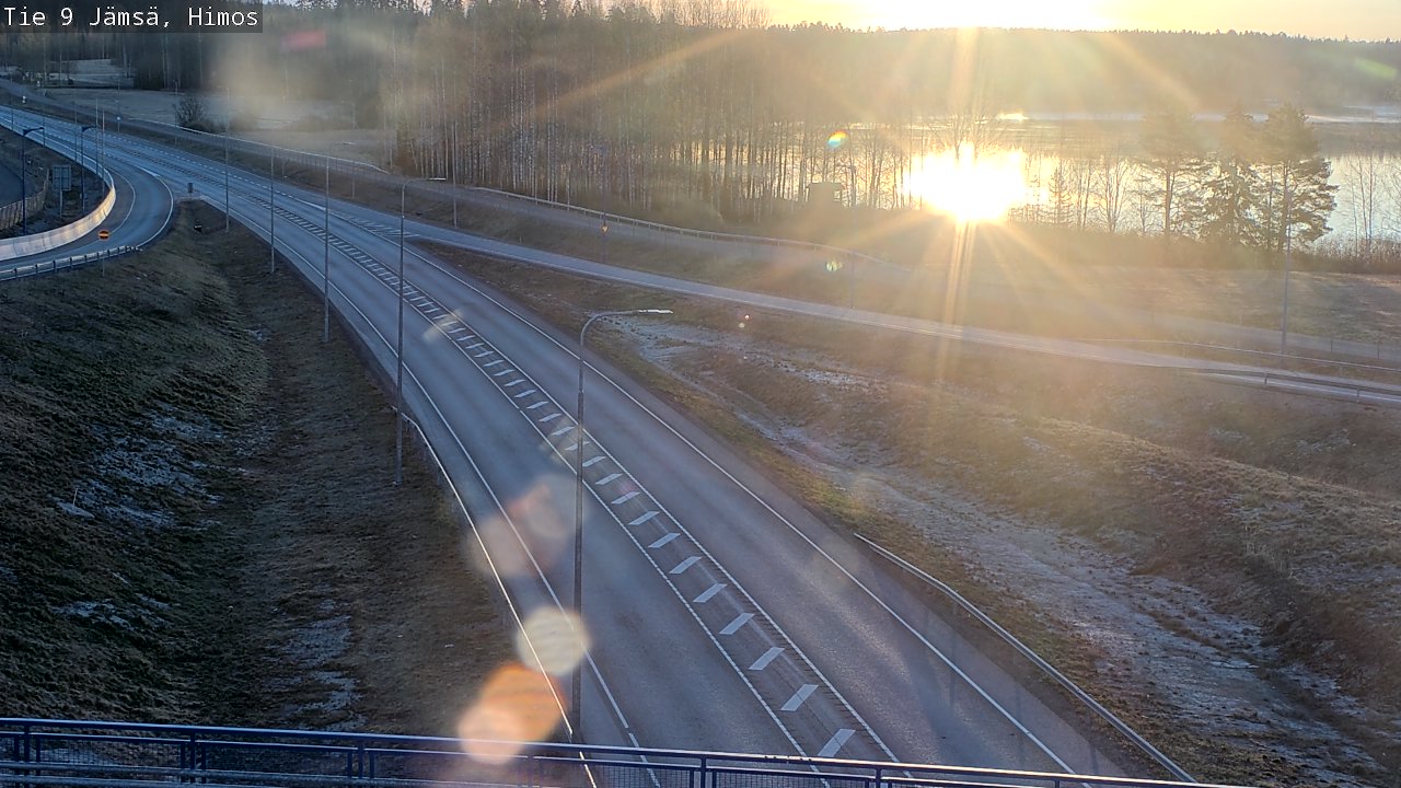 Weather Camera Image Väg 9 Jämsä, Himos, Jämsä, Keski-Suomi