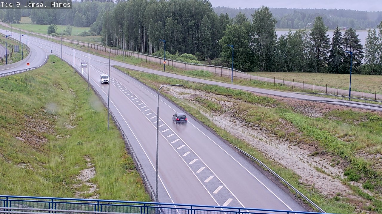 Weather Camera Image Väg 9 Jämsä, Himos, Jämsä, Keski-Suomi