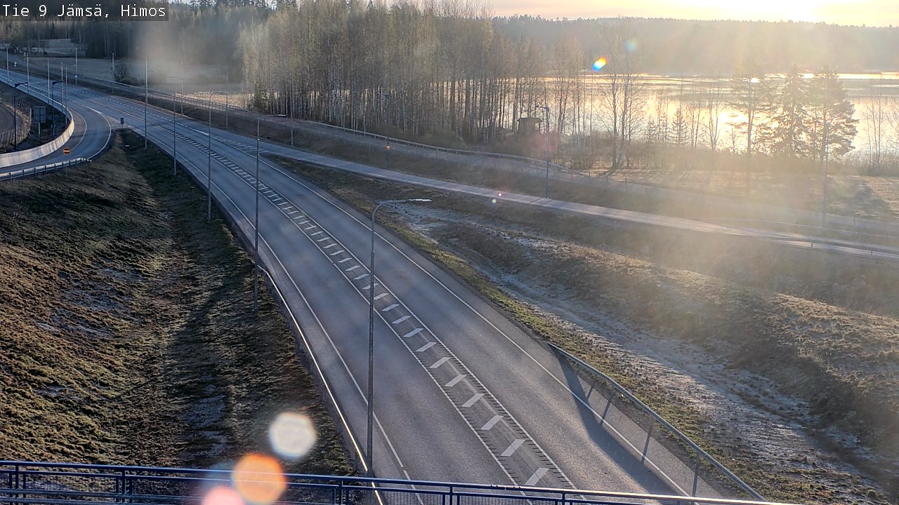Weather Camera Image Väg 9 Jämsä, Himos, Jämsä, Keski-Suomi