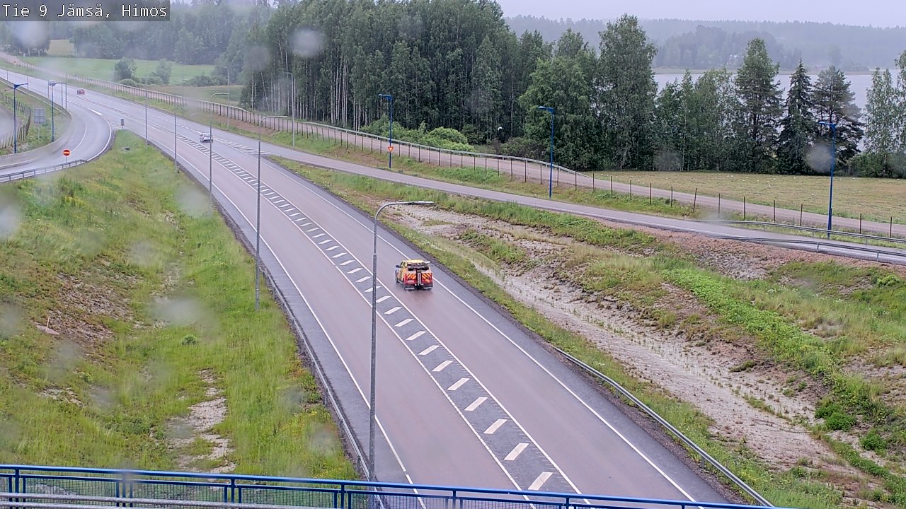 Weather Camera Image Väg 9 Jämsä, Himos, Jämsä, Keski-Suomi