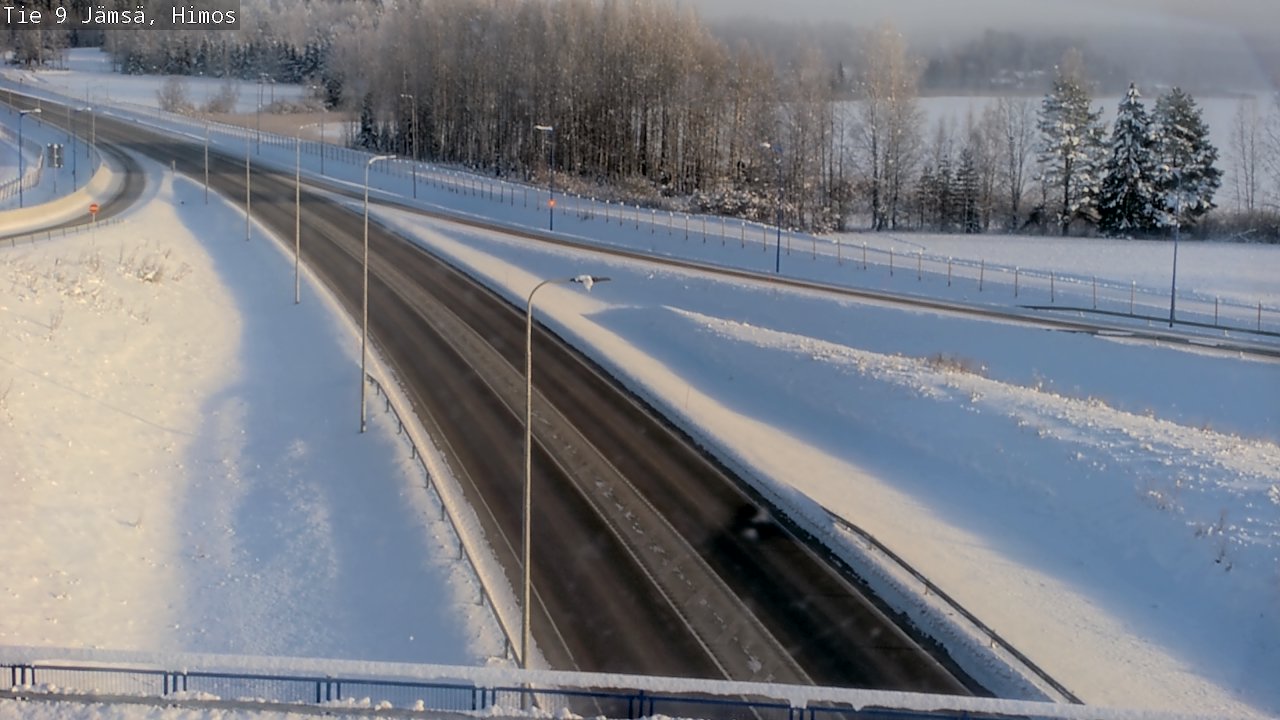 Weather Camera Image Väg 9 Jämsä, Himos, Jämsä, Keski-Suomi