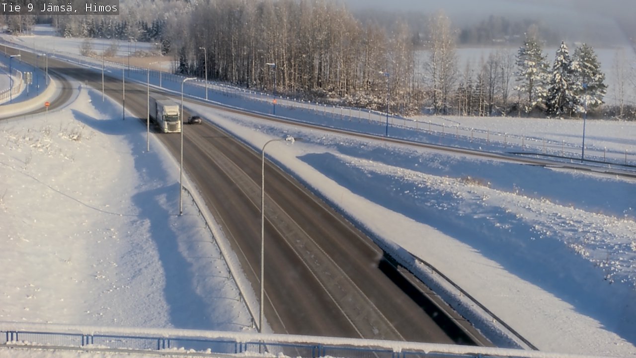 Weather Camera Image Väg 9 Jämsä, Himos, Jämsä, Keski-Suomi