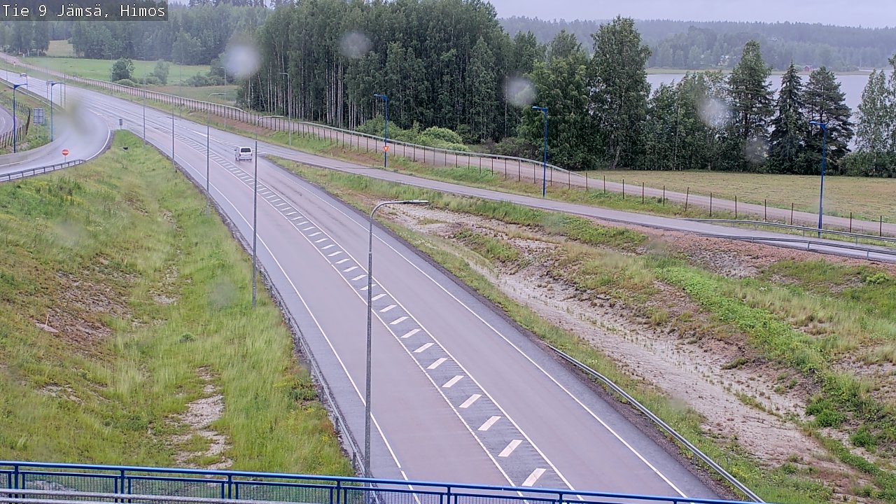 Weather Camera Image Väg 9 Jämsä, Himos, Jämsä, Keski-Suomi