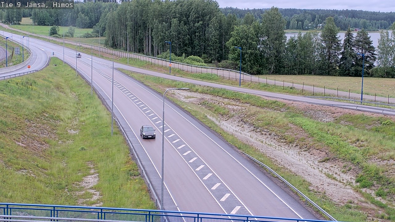 Weather Camera Image Väg 9 Jämsä, Himos, Jämsä, Keski-Suomi