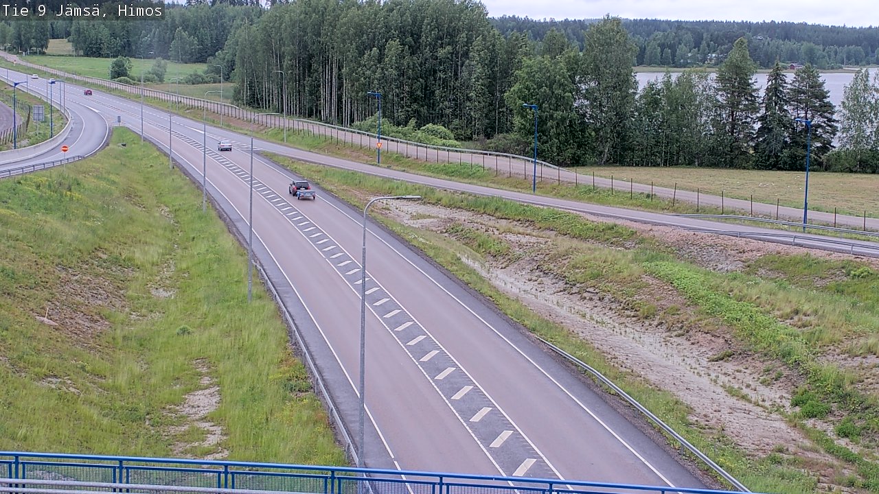 Weather Camera Image Väg 9 Jämsä, Himos, Jämsä, Keski-Suomi