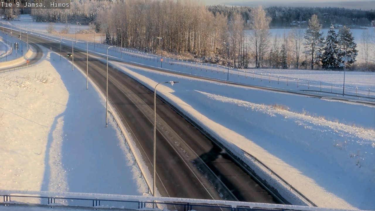 Weather Camera Image Väg 9 Jämsä, Himos, Jämsä, Keski-Suomi