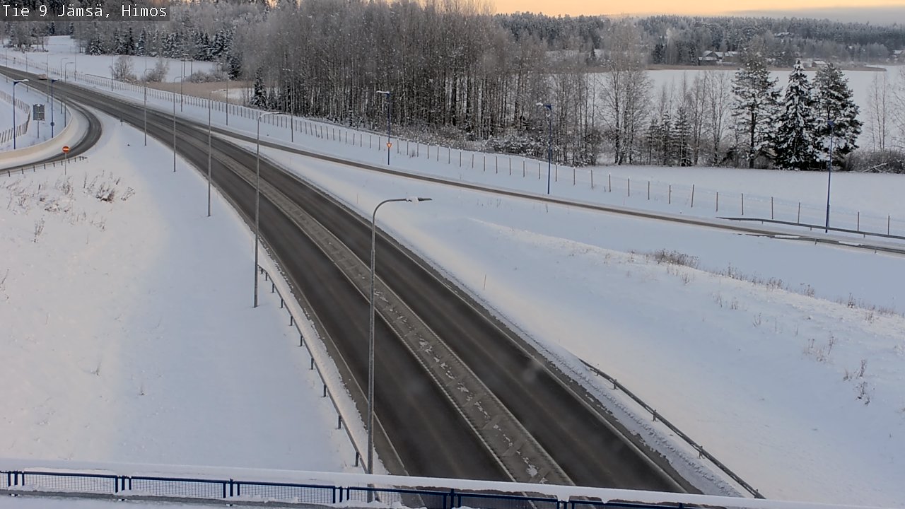 Weather Camera Image Väg 9 Jämsä, Himos, Jämsä, Keski-Suomi