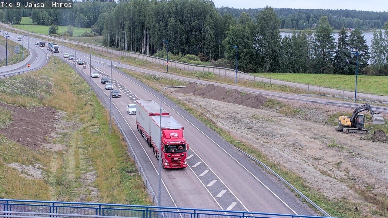 Weather Camera Image Road 9 Jämsä, Himos, Jämsä, Keski-Suomi