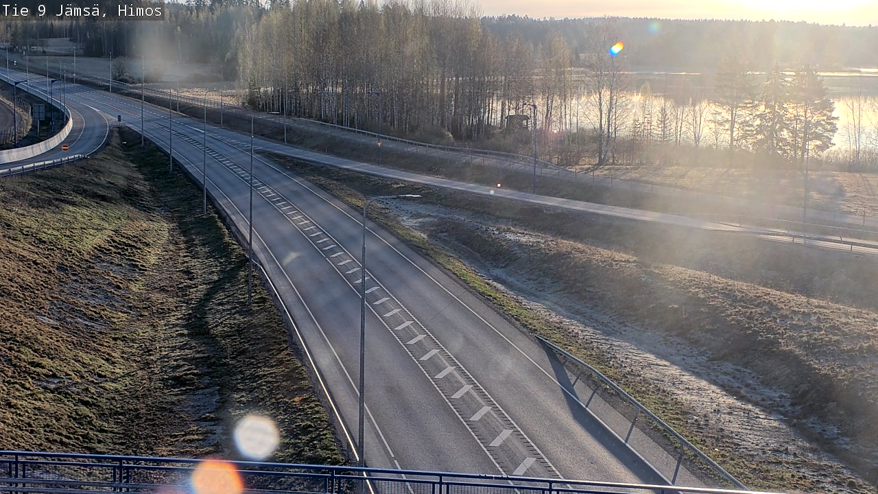 Weather Camera Image Väg 9 Jämsä, Himos, Jämsä, Keski-Suomi