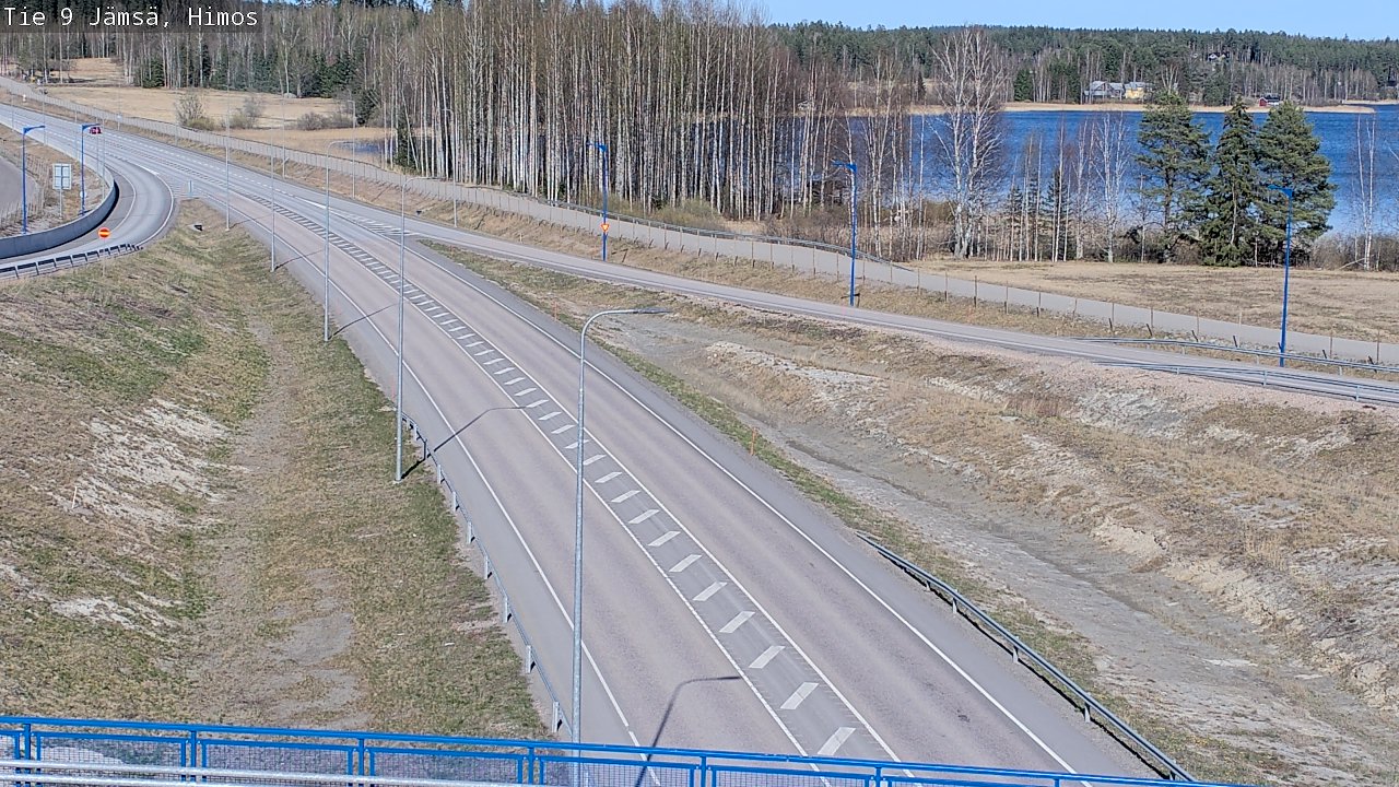 Weather Camera Image Väg 9 Jämsä, Himos, Jämsä, Keski-Suomi
