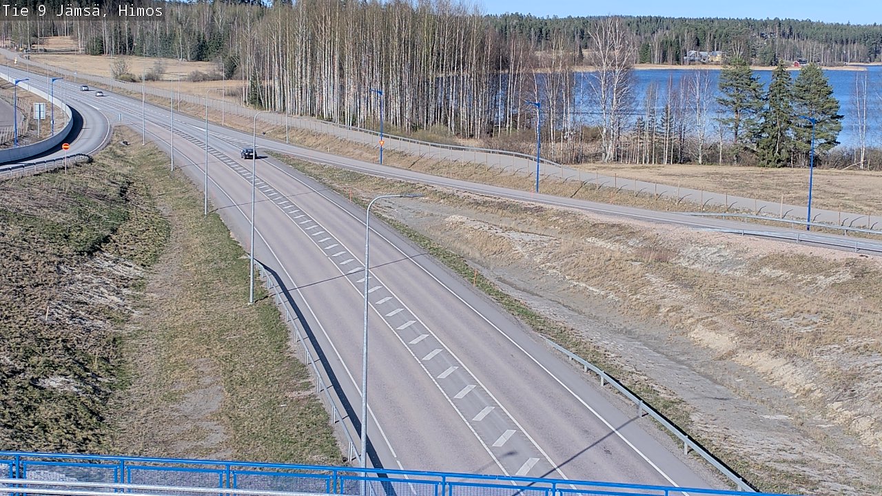 Weather Camera Image Väg 9 Jämsä, Himos, Jämsä, Keski-Suomi
