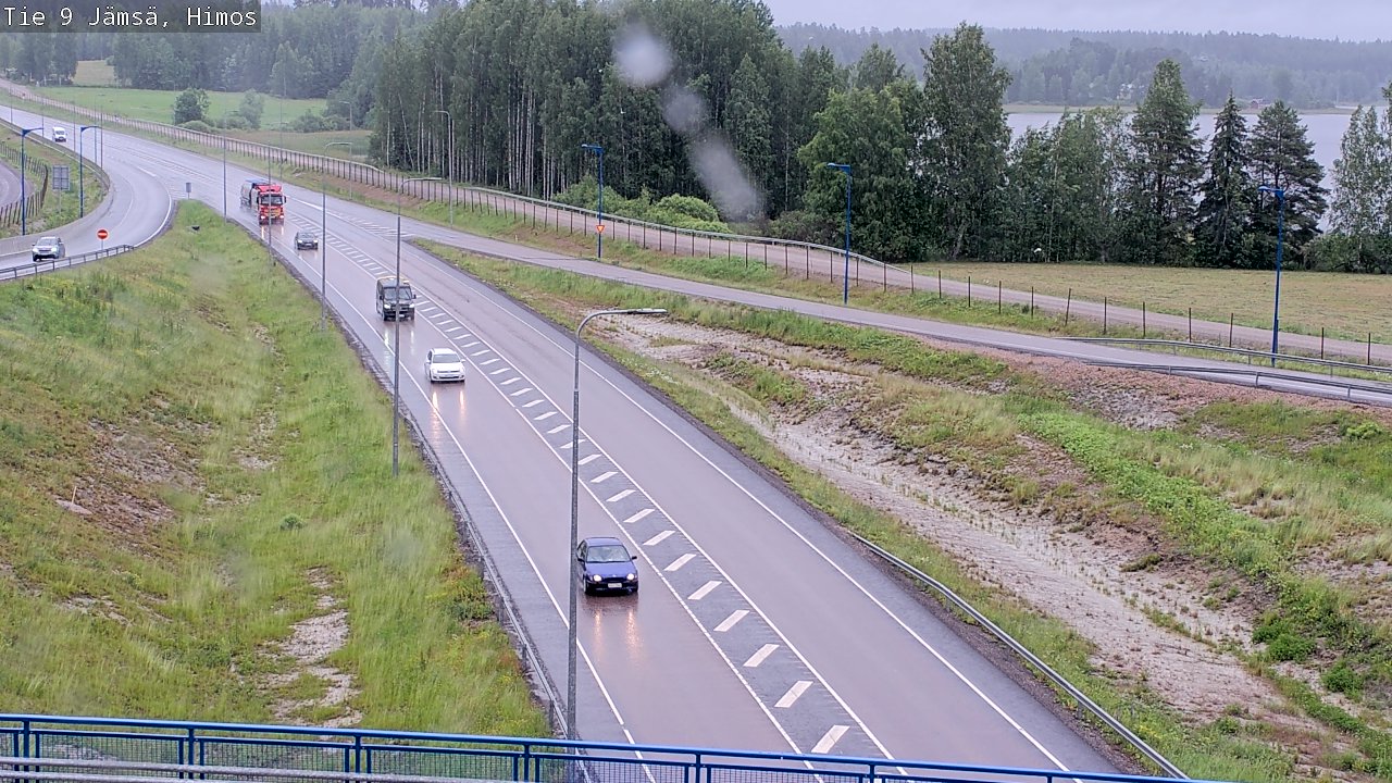 Weather Camera Image Väg 9 Jämsä, Himos, Jämsä, Keski-Suomi