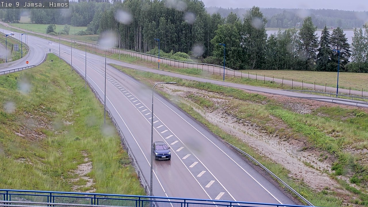 Weather Camera Image Väg 9 Jämsä, Himos, Jämsä, Keski-Suomi