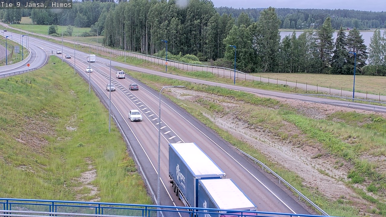 Weather Camera Image Väg 9 Jämsä, Himos, Jämsä, Keski-Suomi