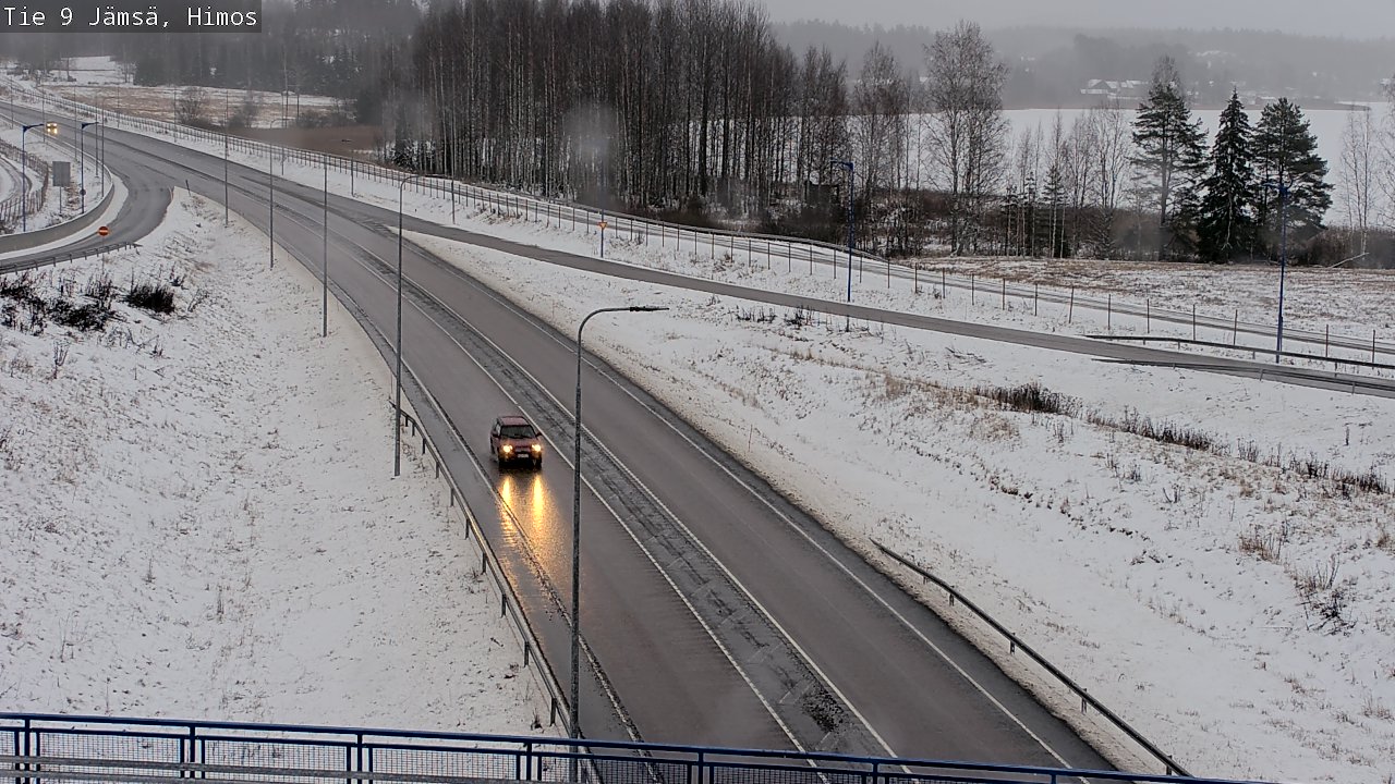 Weather Camera Image Väg 9 Jämsä, Himos, Jämsä, Keski-Suomi