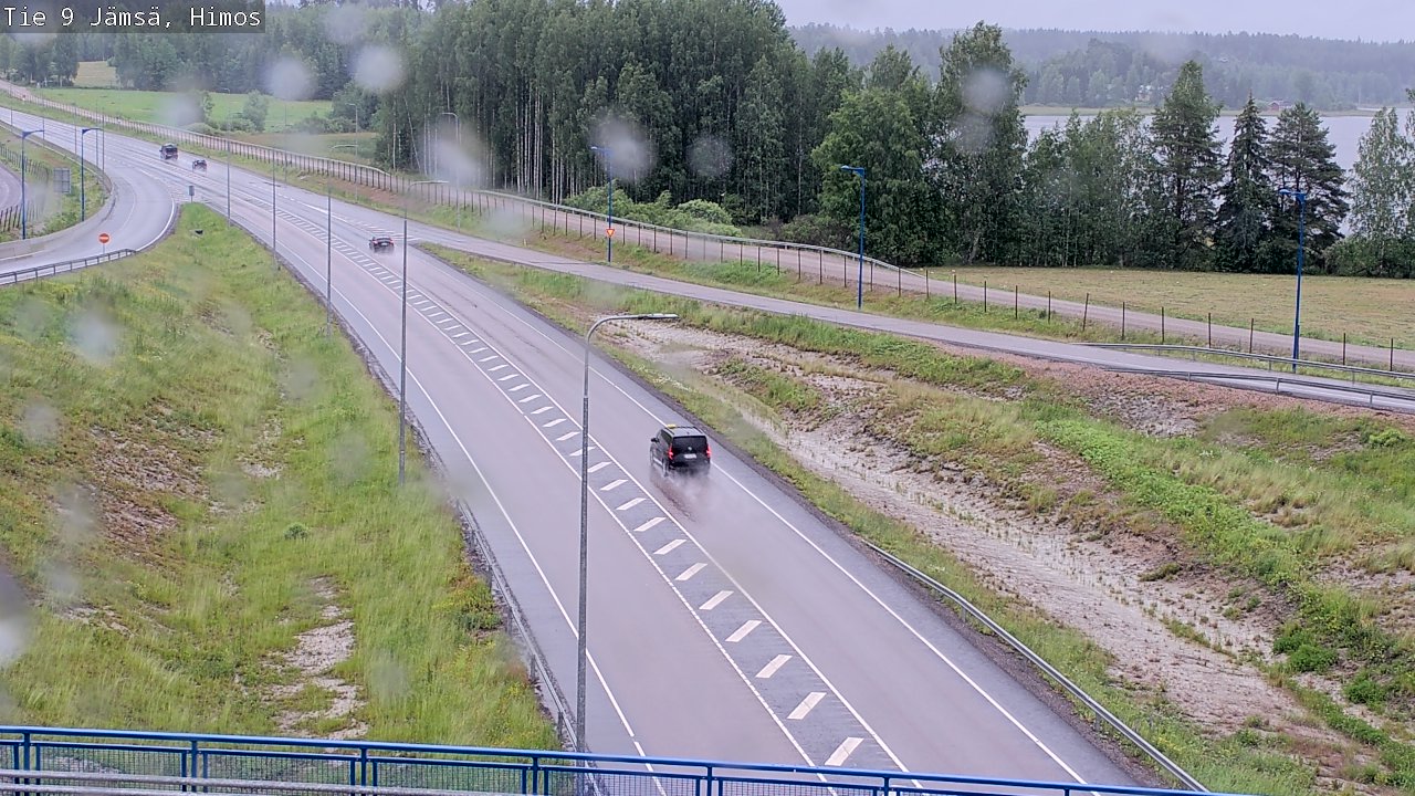 Weather Camera Image Väg 9 Jämsä, Himos, Jämsä, Keski-Suomi