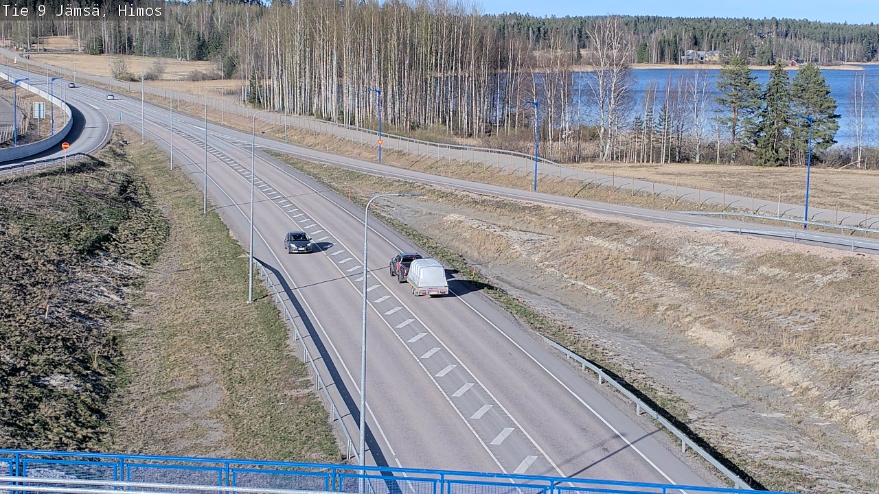 Weather Camera Image Väg 9 Jämsä, Himos, Jämsä, Keski-Suomi