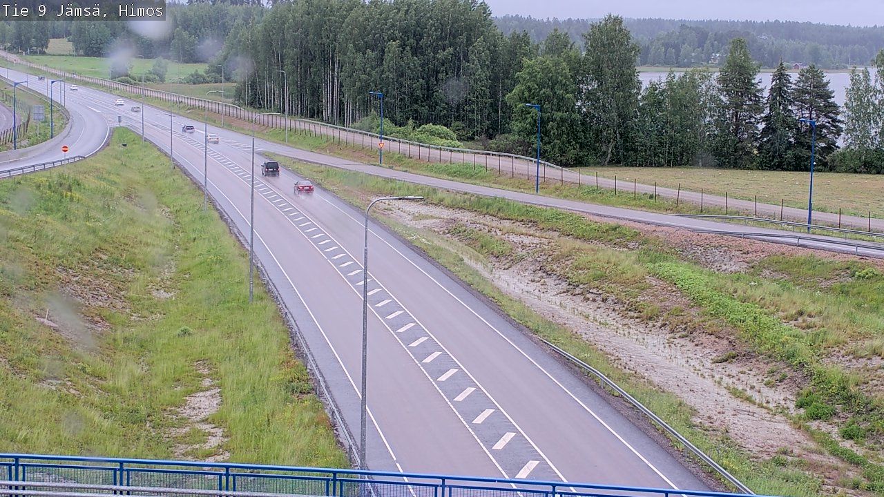 Weather Camera Image Väg 9 Jämsä, Himos, Jämsä, Keski-Suomi
