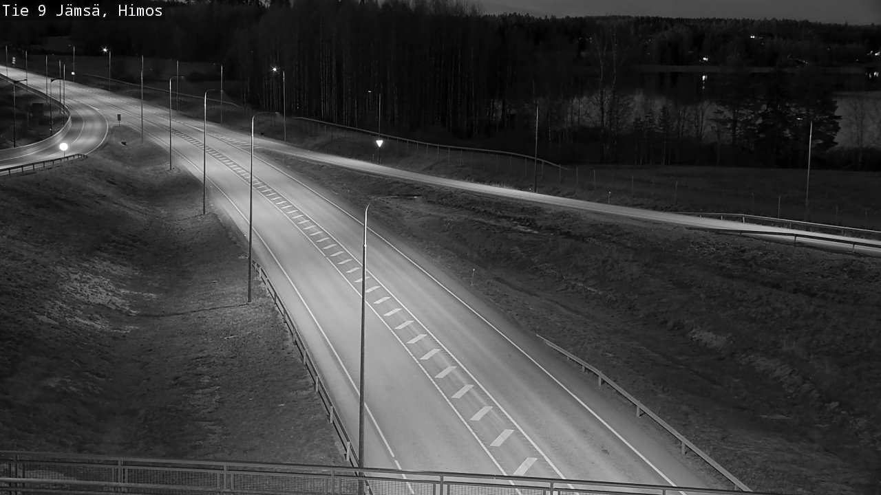 Weather Camera Image Väg 9 Jämsä, Himos, Jämsä, Keski-Suomi