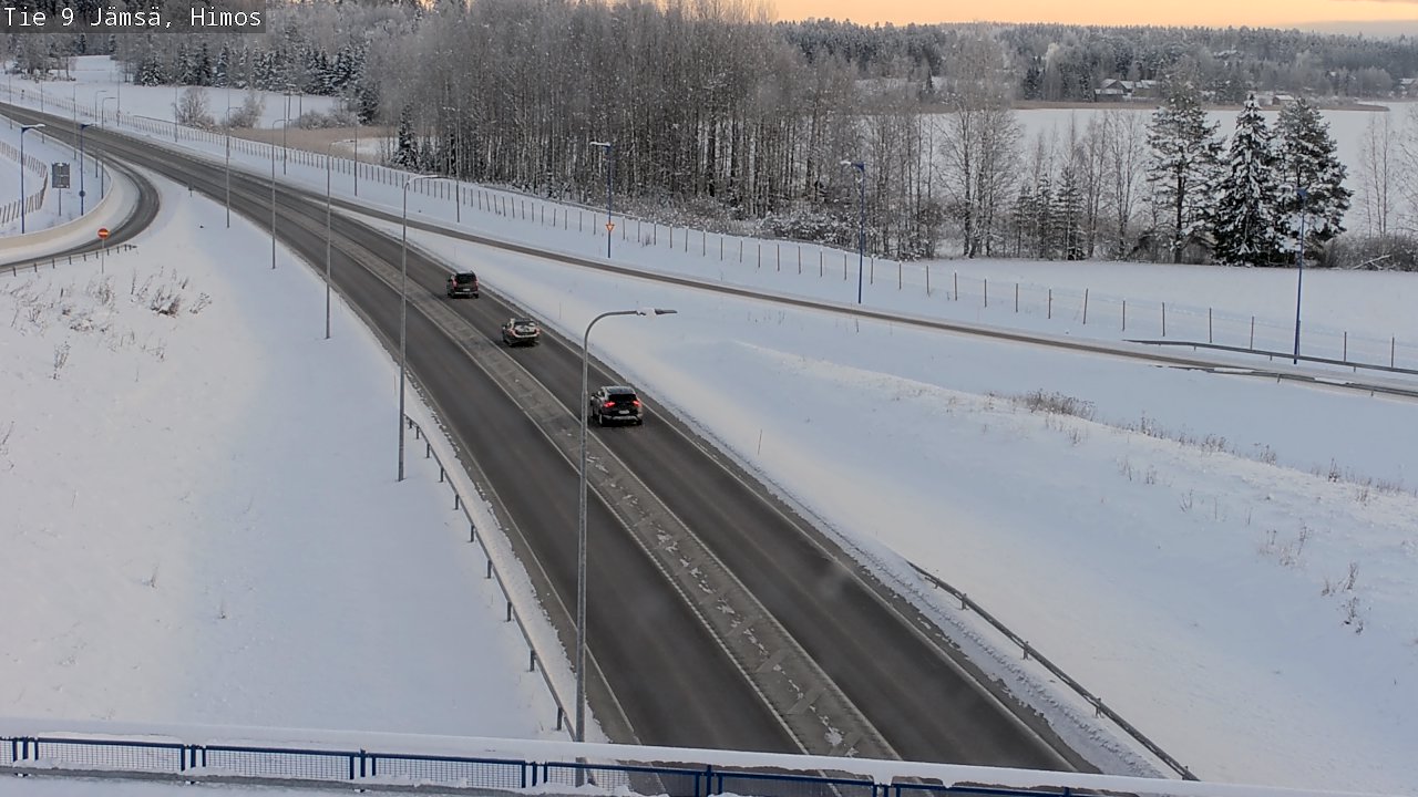 Weather Camera Image Väg 9 Jämsä, Himos, Jämsä, Keski-Suomi