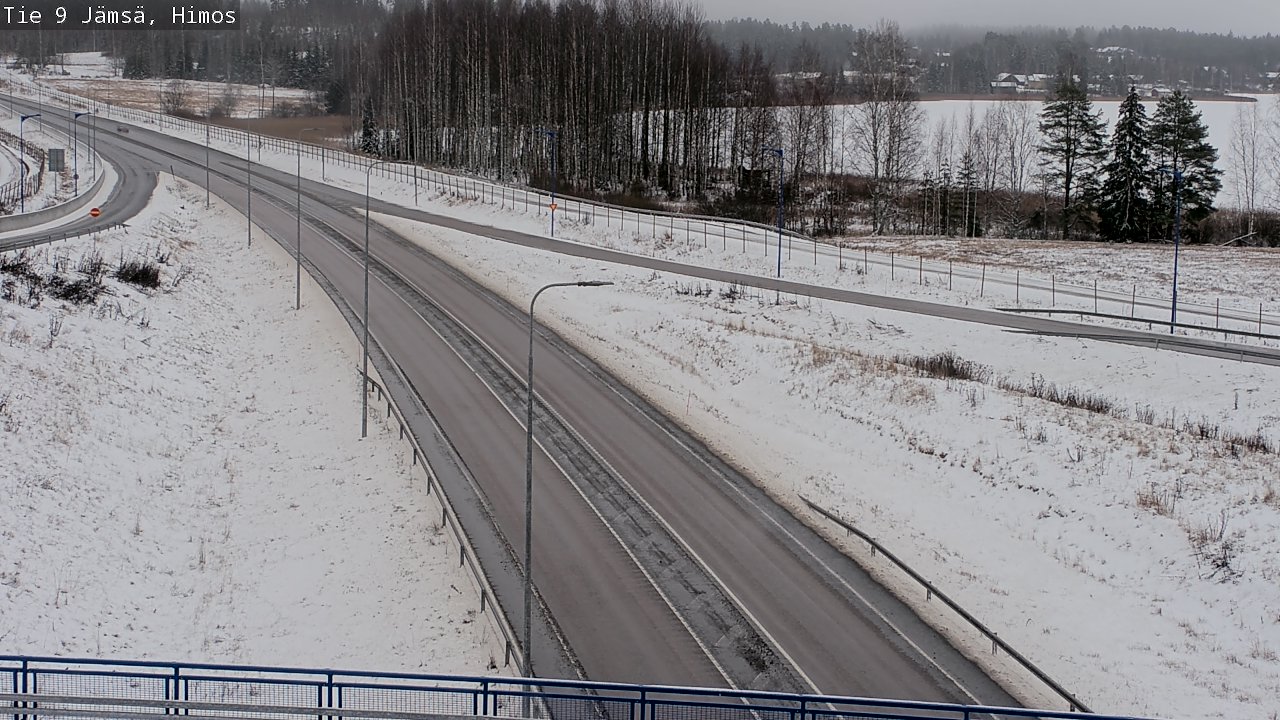Weather Camera Image Väg 9 Jämsä, Himos, Jämsä, Keski-Suomi