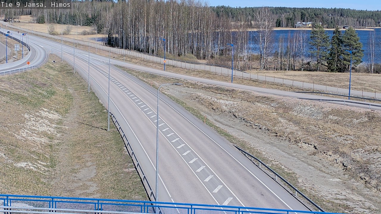 Weather Camera Image Väg 9 Jämsä, Himos, Jämsä, Keski-Suomi