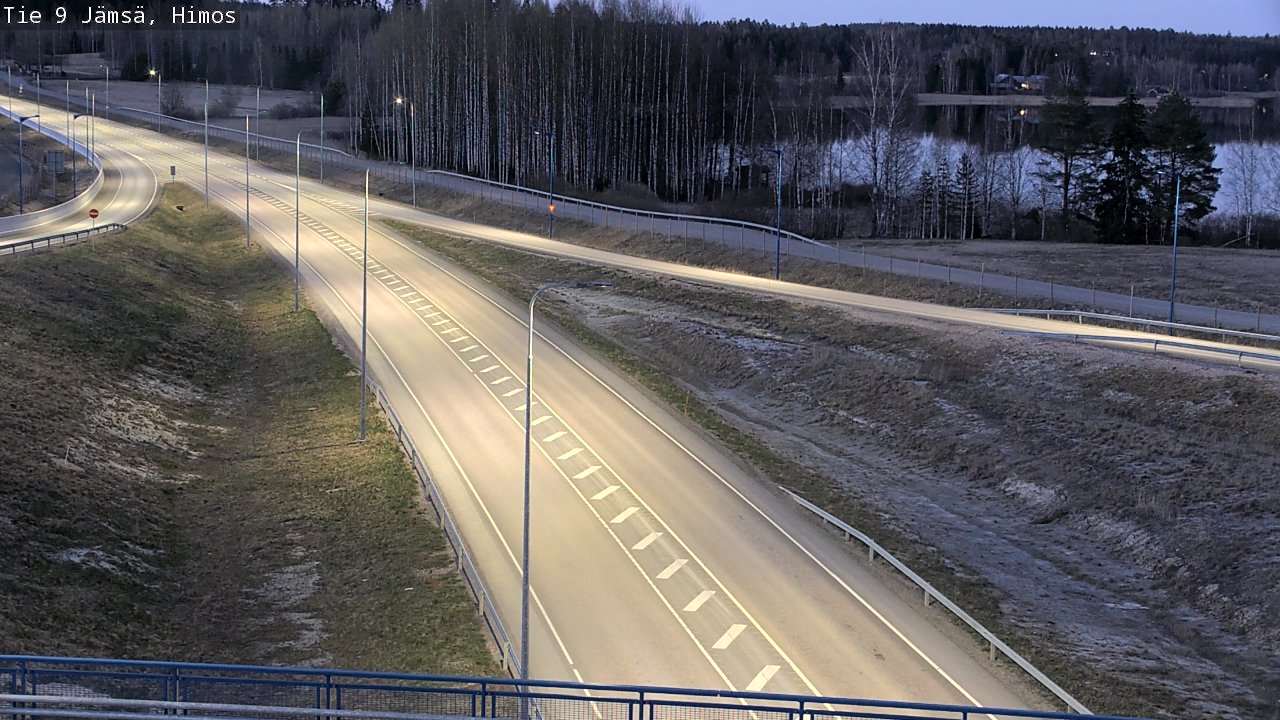 Weather Camera Image Väg 9 Jämsä, Himos, Jämsä, Keski-Suomi