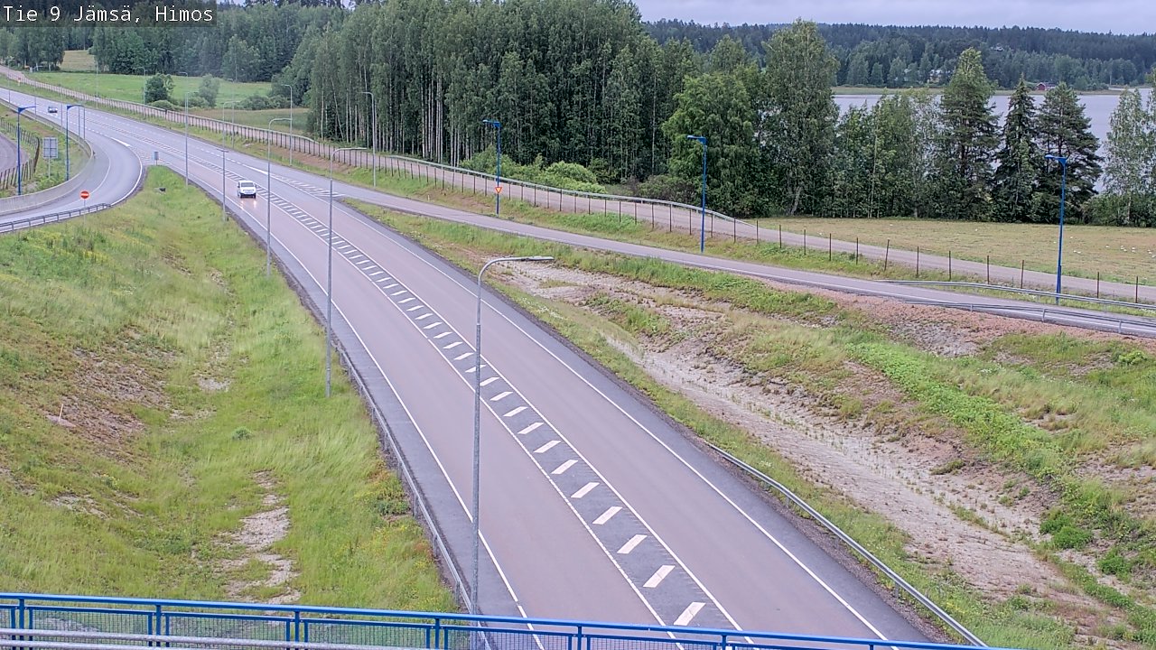 Weather Camera Image Väg 9 Jämsä, Himos, Jämsä, Keski-Suomi