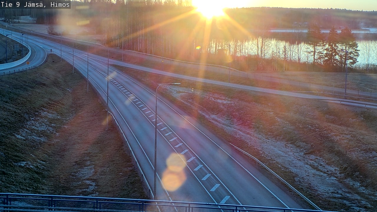 Weather Camera Image Väg 9 Jämsä, Himos, Jämsä, Keski-Suomi