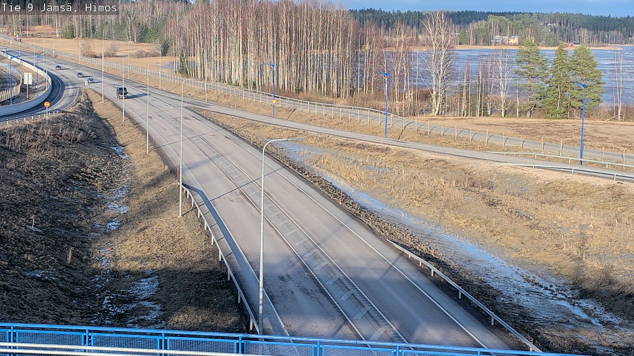 Weather Camera Image Väg 9 Jämsä, Himos, Jämsä, Keski-Suomi