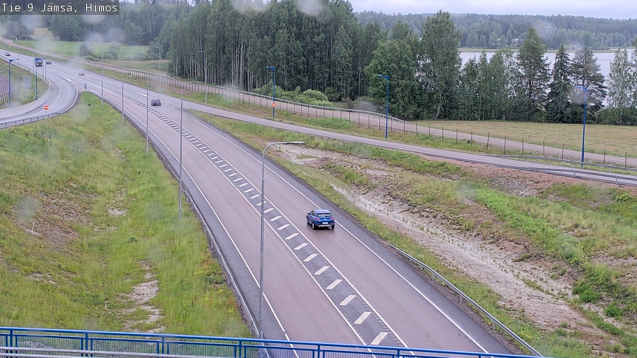 Weather Camera Image Väg 9 Jämsä, Himos, Jämsä, Keski-Suomi