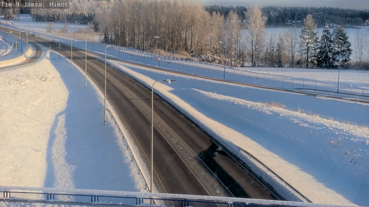 Weather Camera Image Väg 9 Jämsä, Himos, Jämsä, Keski-Suomi