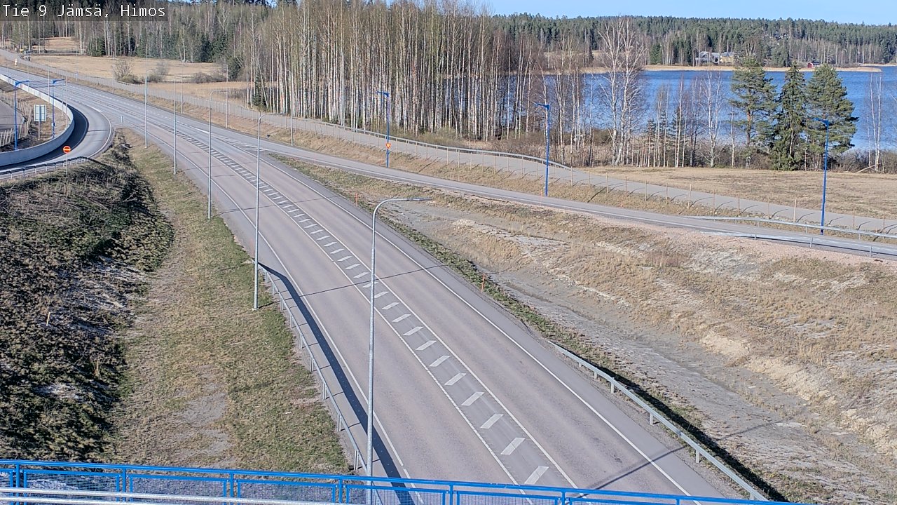 Weather Camera Image Väg 9 Jämsä, Himos, Jämsä, Keski-Suomi