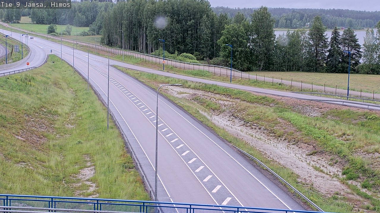 Weather Camera Image Väg 9 Jämsä, Himos, Jämsä, Keski-Suomi