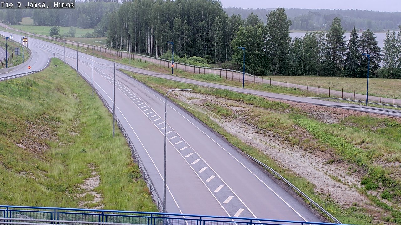 Weather Camera Image Väg 9 Jämsä, Himos, Jämsä, Keski-Suomi
